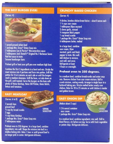 Mrs. Grass Onion Soup & Dip Mix 12 pack (2 oz Box) - Thumbnail 6