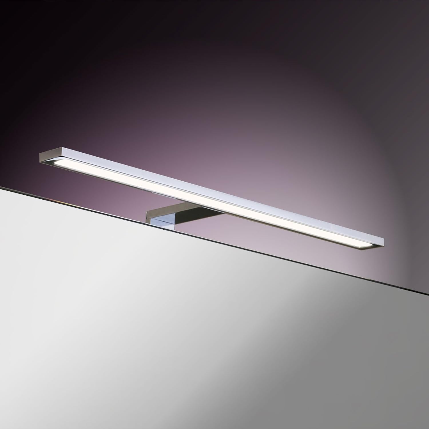 Milano LED Mirror Light Chrome Mirror Lamp, Light, Light/400 mm