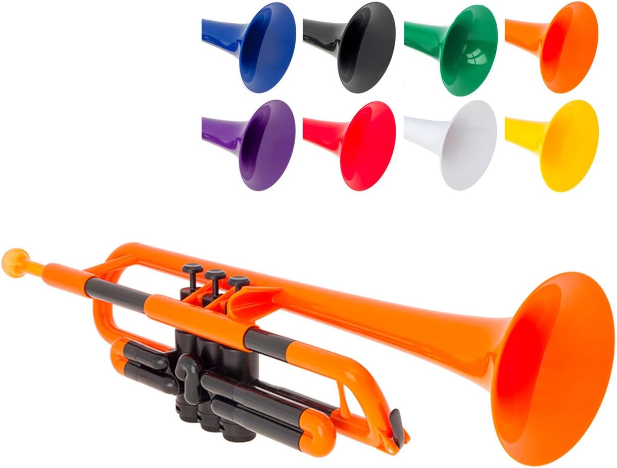 pBone PTRUMPET1O The Plastic Trumpet, Orange