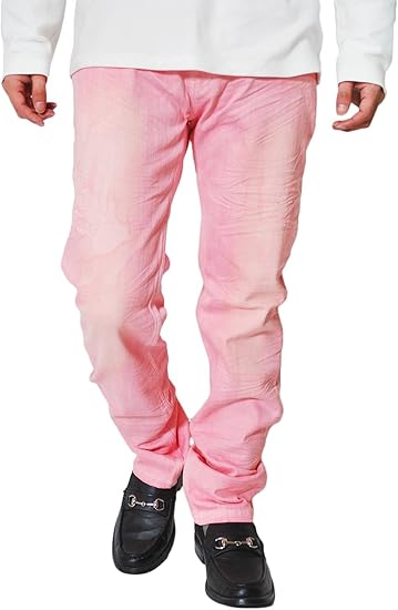 Amazon ロハス Lohas デニム スキニー パンツ Bitter メンズ カラーパンツ カラーデニム ストレッチ 青 ブルー 白 Ll Pink2 ピンク2 ジーンズ 通販