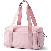 G4Free Small Gym Bag for Women 14 Inch Mini Gym Duffle Bag with Wet Compartment Cute Duffel for Travel Sport Workout (Pink)