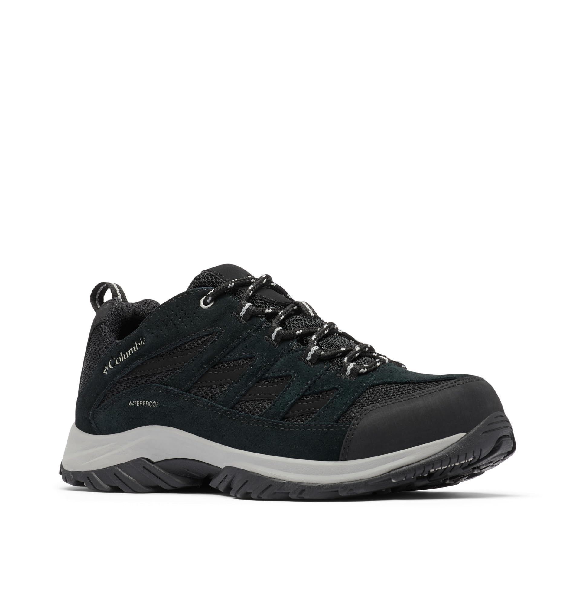 Columbia Men's Crestwood Waterproof, Black/Columbia Grey, 14 Image