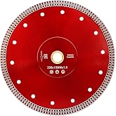 8 inch Super Thin Diamond Ceramic Saw Blade,Porcelain Cutting Blade | Fast,Clean Cuts with Great Life &amp; Speed,for Granite Marble Ceramic Tiles,7/8"-5/8" Arbor