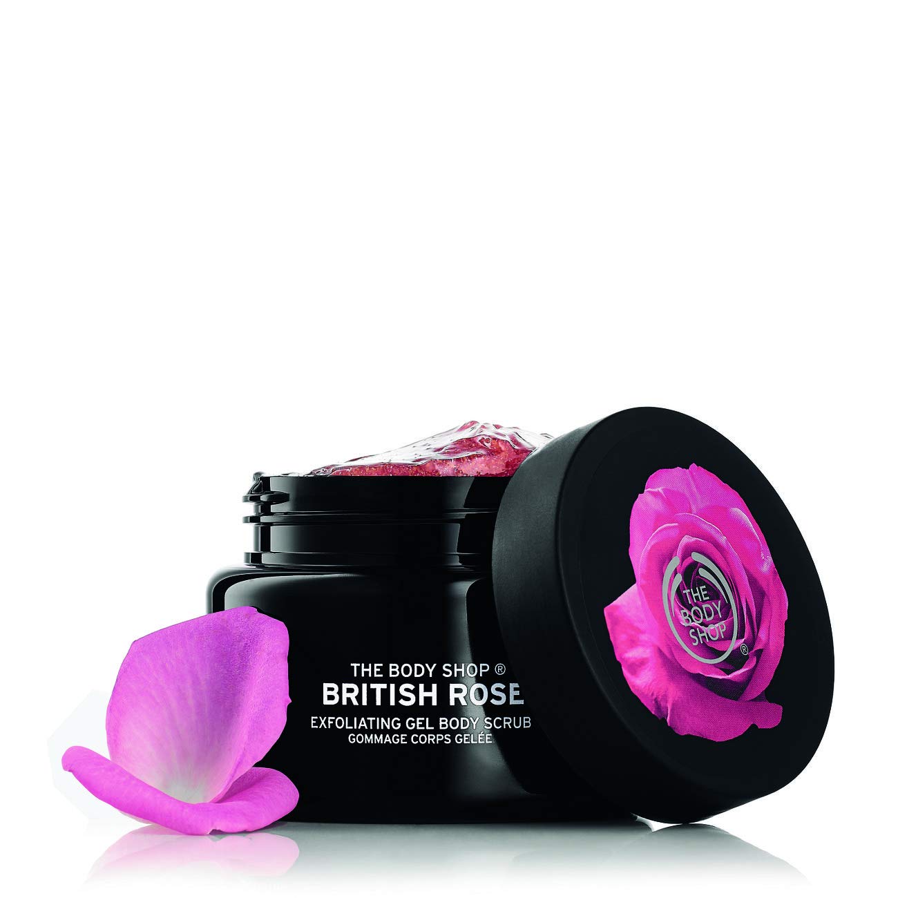 The Body Shop Unisex Body Scrub, British Rose 250 ml