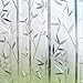 rabbitgoo Frosted Window Film Stained Glass Privacy Window Covering Decorative Window Cling Non-Adhesive Removable Window Decal No Glue Window Sticker for Home 23.6 x 23.6inches