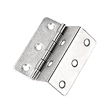 10 Pack 2” Chest Hinges Nickel, Swing Clear