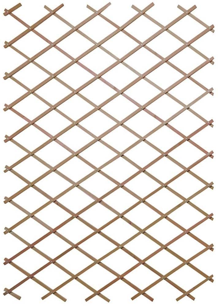 Gardman 07265 1.8 x 1.2 m Riveted Garden Trellis - Tan