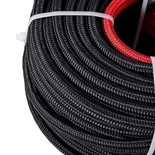 ALAVENTE 95ft x 3/8" Synthetic Winch Rope Line Cable 20500 lb. with Protective Sleeve for ATV UTV Truck Boat Ramsey【Upgrade Version】 - Thumbnail 3