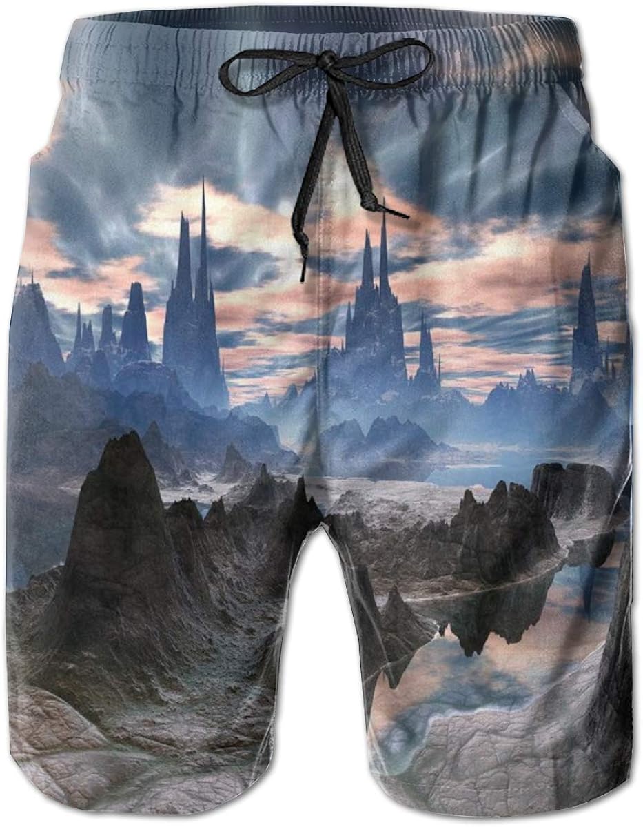 jean short swim trunks