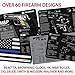 TekMat M14 (M1A) Cleaning Mat / 12 x 36 Thick, Durable, Waterproof / Long Gun Cleaning Mat with Parts Diagram and Instructions / Armorers Bench Mat / Black
