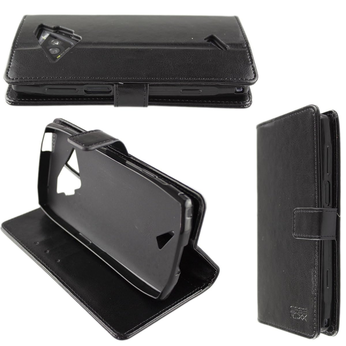 caseroxx Bookstyle-Case for Crosscall Action-X5, Cover, faux leather, Card Slots & Magnetic Closure black Wallet Case — image 1