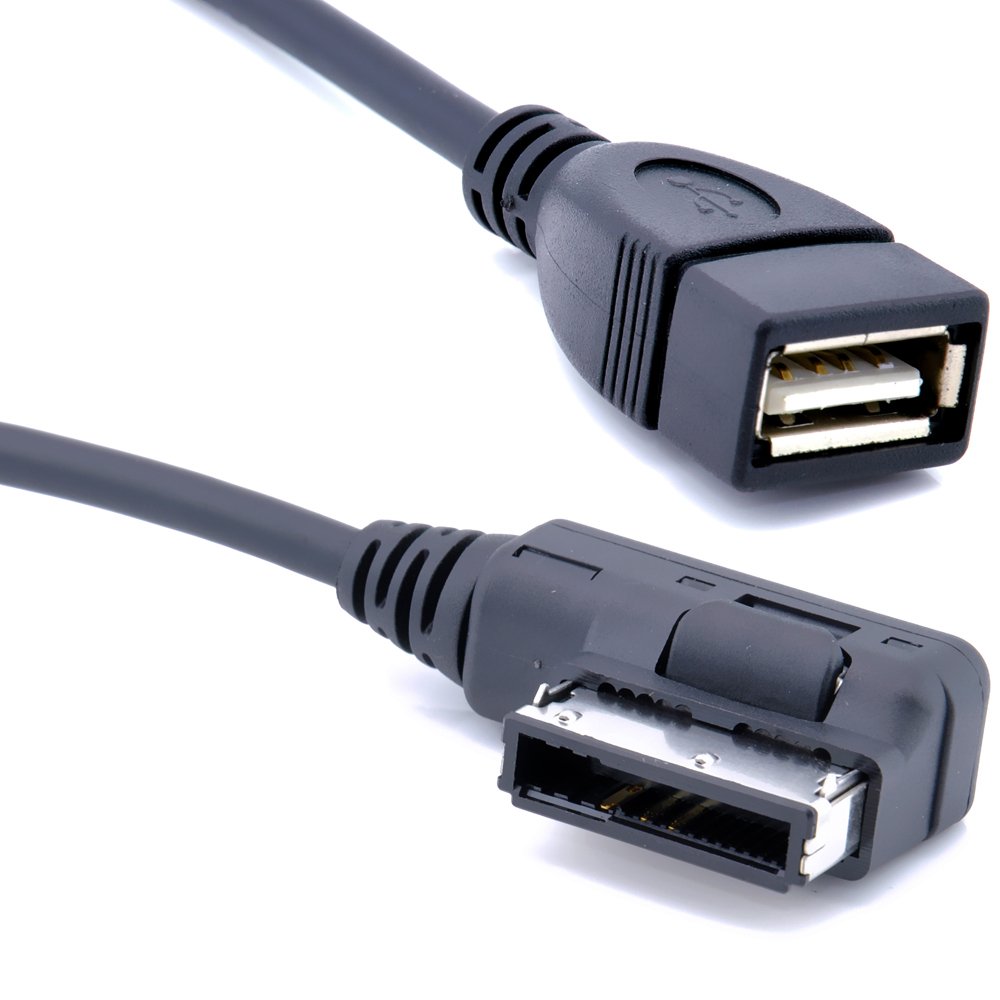 Keple Aux-In MDI AMI Mp3 Cable Aux Music Interface Adapter Cord 3.5mm Jack Connect USB Stick to Your Car for Skoda Super Estate Year 2010 2011 2012 2013