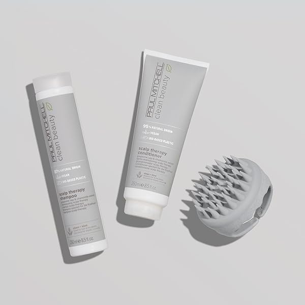 PAUL MITCHELL CLEAN BEAUTY SCALP THERAPY SHAMPOO, GENTLY CONDITIONS + COOLS ALL HAIR TYPES, ESPECIALLY DRY, OILY + SENSITIVE SCALPS, 8.5 FL. OZ.
