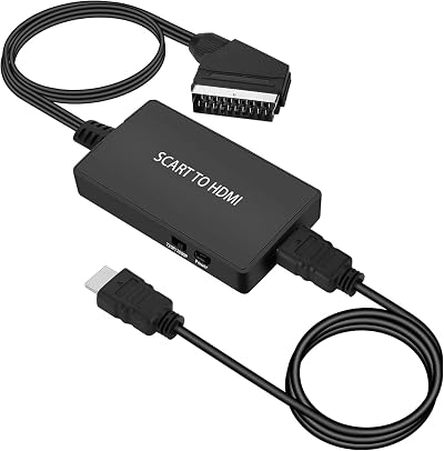 AIFHDAUF SCART to HDMI Converter SCART to HDMI Adapter 720P/1080P