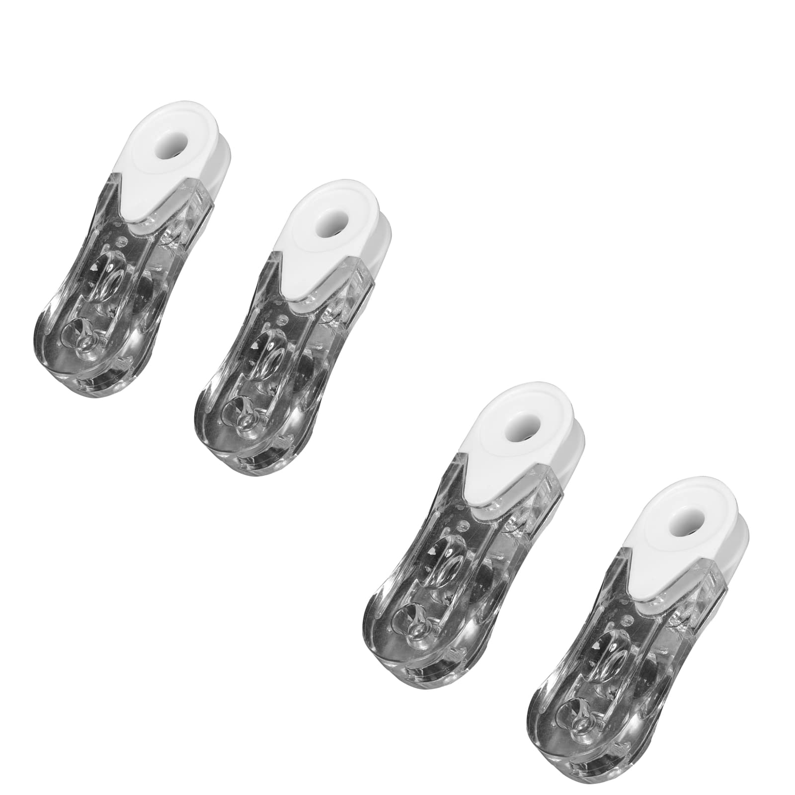 Ruimou 4Pcs Cord Weight Plastic Clear Safety Handles for Vertical Blinds, Blinds, Roller Blinds, Curtain Parts(88 x 30 x 14mm)