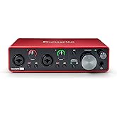 Focusrite Scarlett 2i2 3rd Gen USB Audio Interface for Recording, Songwriting, Streaming and Podcasting — High-Fidelity, Stud