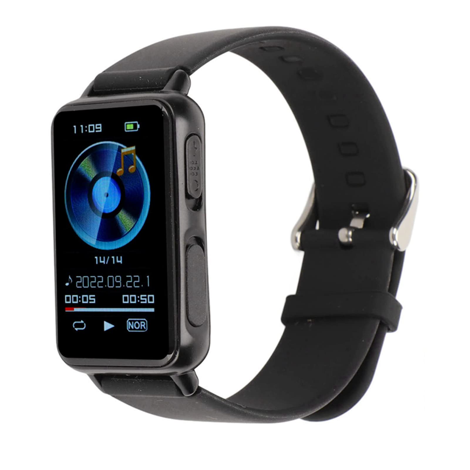 Digital Voice Recorder Watch, Noise Cancellation Voice Activated Recorder with Playback, Ebook, 50H Continuous Recording, Recorder Bracelet for Lectures, Meetings, Class (8GB)