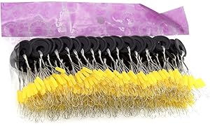 PDXGGB 600 Pieces Fishing Bobber Stopper,6 in 1 Soft Silicone Material Beads Float Sinker Stops