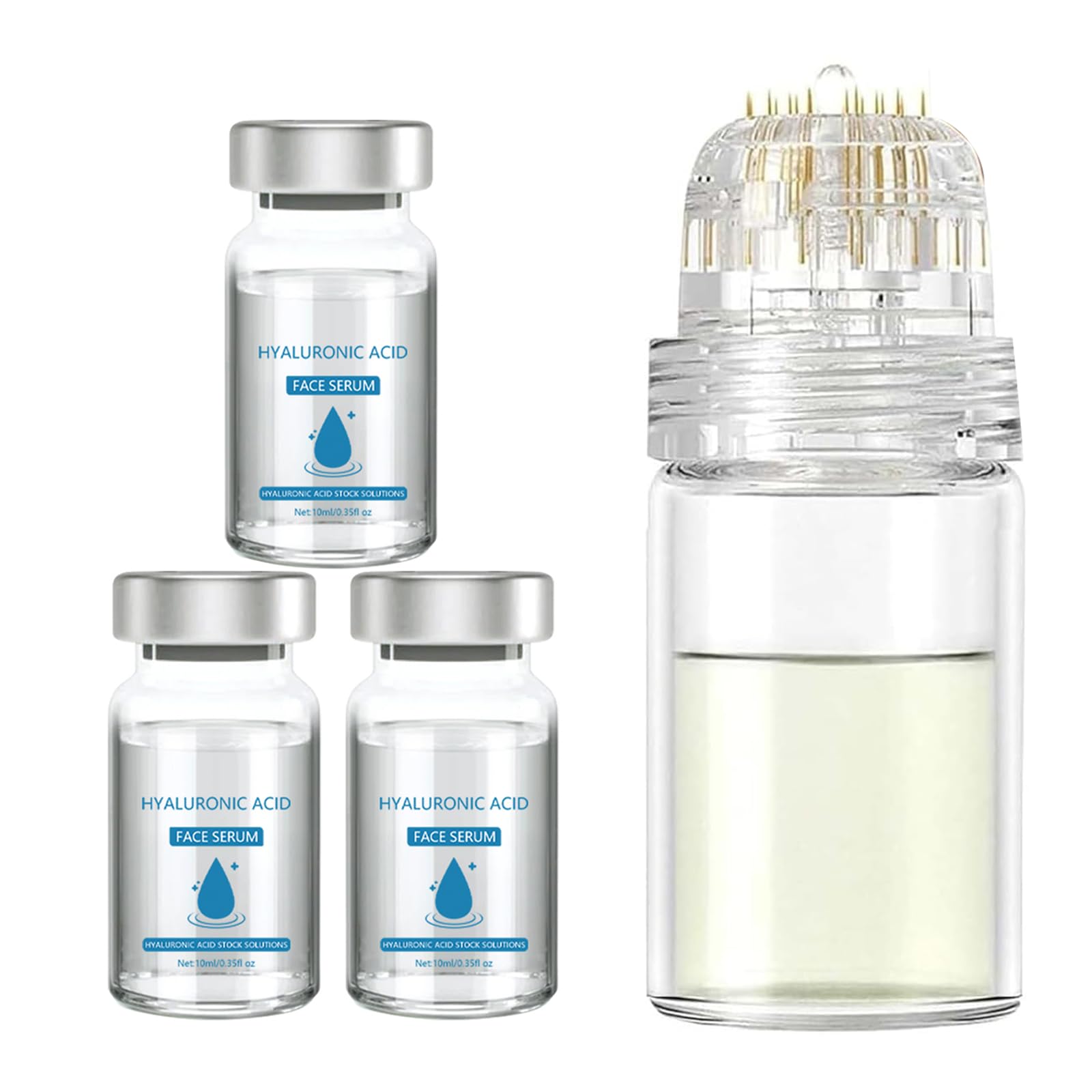 FunnAura 3PCS Facial System for Micro Infusion, Beauty Micro Lips Infusion System Kit for All Skin Types