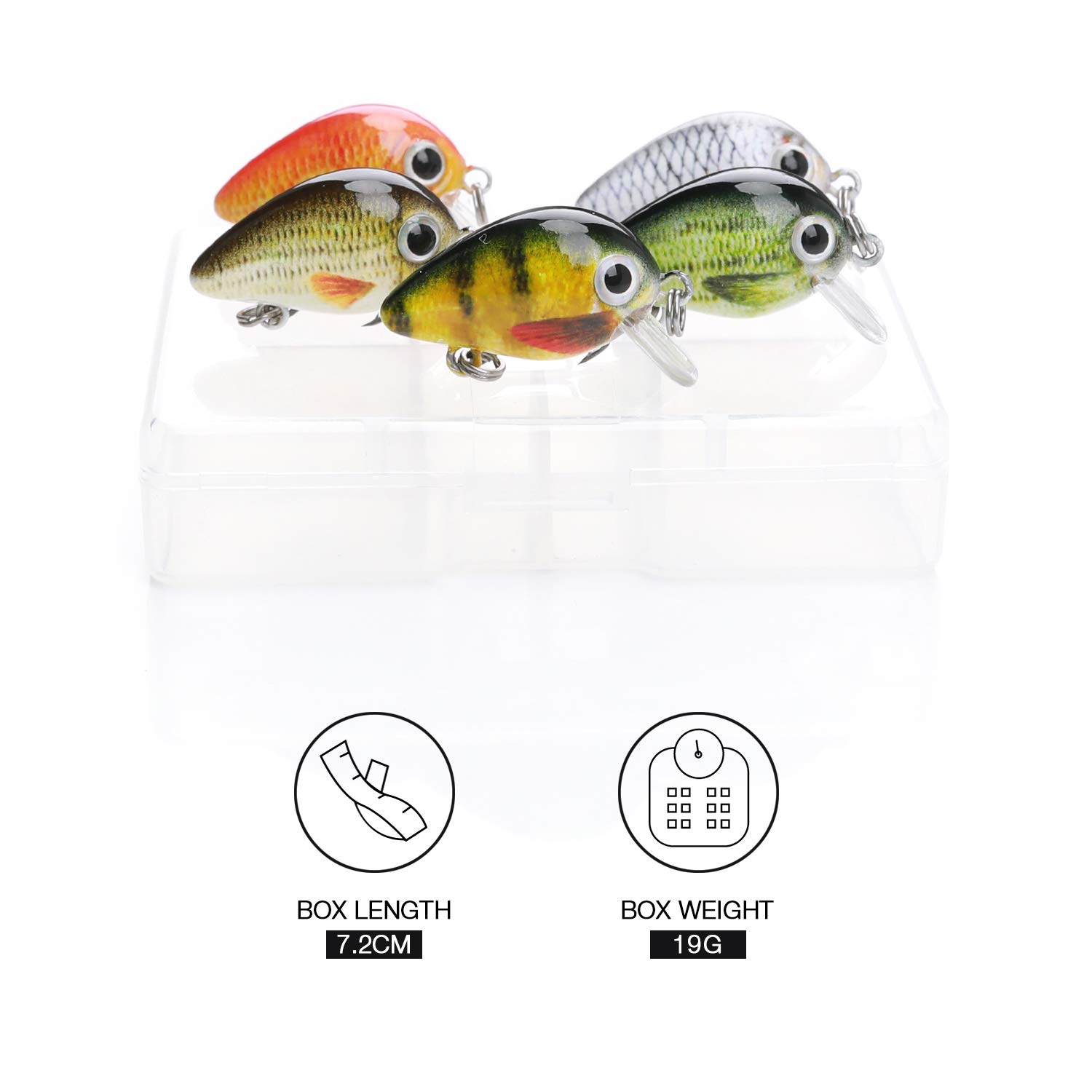 最先端 ルアー材料 バス釣りルアー ミニクランクベイトセット Vtavta ハードベイト B07mg9rvxk 3 Crankbaits Mini 釣りルアーキット パーチ バス トラウト ルアーキット トップウォーター スイムベイト 最新入荷 Www Aiq Aiq Com Mx