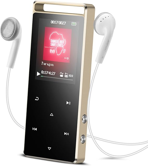 AGPTEK A01 8GB Sport MP3 Player Lossless Sound Metal Music Player with Touch Button