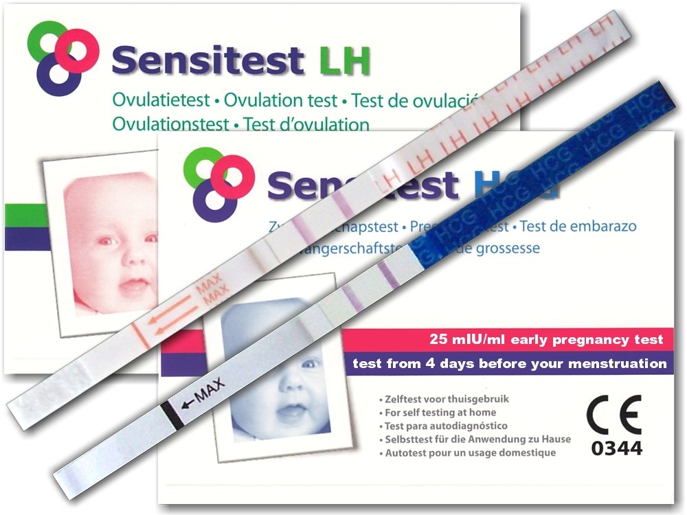 Sensitest Test Kit with 24 Ovulation Test, 3 Pregnancy Tests and 1 Ovulation Calendar