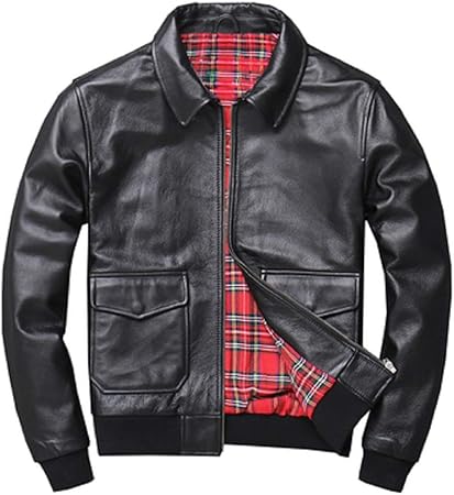 Amazon Co Jp Cheji ライダース ジャケット メンズ 本革 羊革ラム革 牛革 シングル ダブル ミリタリージャケット レザー ジャケットショート丈 バイクジャケットブルゾンダブルライダース Ma 1 Gジャン 4xl 車 バイク