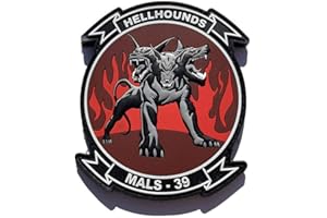 SQUADRON NOSTALGIA LLC MALS-39 Hellhounds PVC- With Hook and Loop