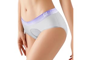 ROCKBROS Women's Cycling Underwear Padded Bike Shorts Bicycle Mountain Undershorts Mesh Briefs Grey