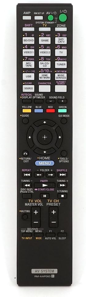 NEW VIRCIA AV Receiver Remote RM-AAP063 fit for STR-DN1020 - Multi Channel AV Receiver sub4 RM-AAP061 STR-DH820