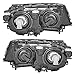 Driver and Passenger Halogen Headlights Headlamps Replacement for BMW 3 Series 63 12 6 902 753 63 12 6 902 754