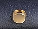HIJONES Men's Stainless Steel Polished Round Top Signet Style Ring Gold Size 9