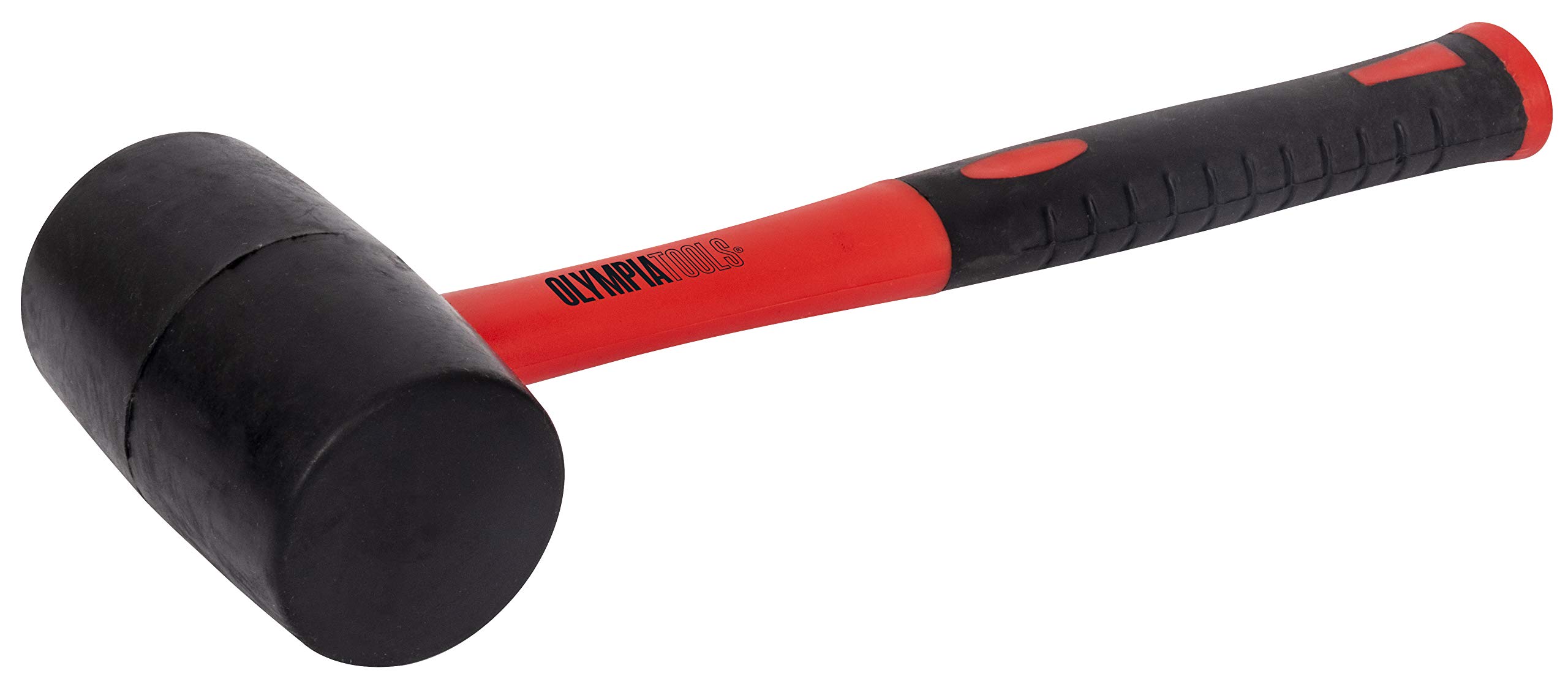 Olympia Tools 16 oz Red Rubber Mallet