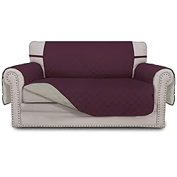Easy-Going Reversible Loveseat Couch Cover for 2