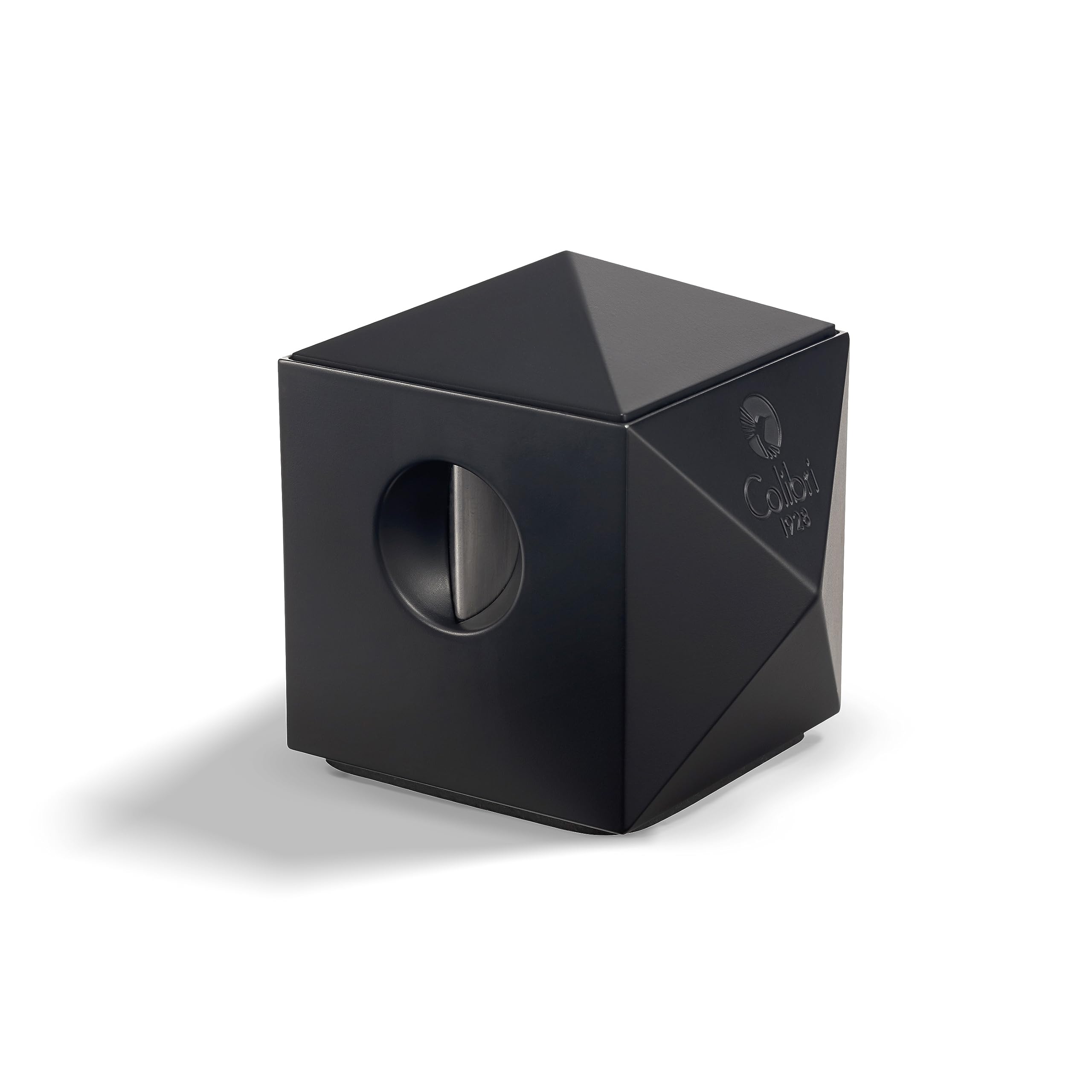 Colibri Quasar Tabletop Cigar Cutter - Two-in-one V-Cut and Straight Cut - Up-to 70 Ring Gauge Cigars - Stylish Pyramidal All Metal Design - Spring Loaded Release Mechanism - Includes Nice Gift-Box