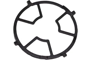 SORANDY Cast Iron Wok , Non Slip Black Stove Rack Universal for Kitchen and Camping, Round Moka Pot Holder, Gas Cooktop Range Pan Grate Support Stand for Gas Hob Accessories