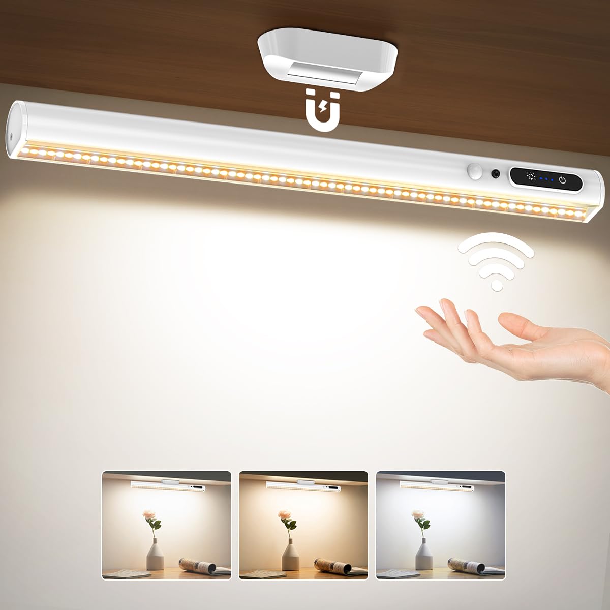 Moslumin Motion Sensor LED Light Bar