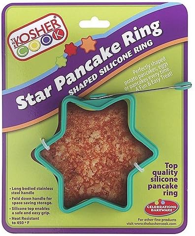The Kosher Cook KCBW0166 Star of David Silicone Potato Latke Ring