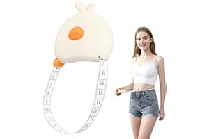 Retractable Mini Tape Measure, 150cm Dual Sided Measuring Tape for Body Measurements, Suitable for Tailors, Sewing, Crafts, a