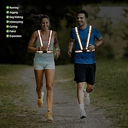 Reflective Vest Running Gear, 2Pack High Visible