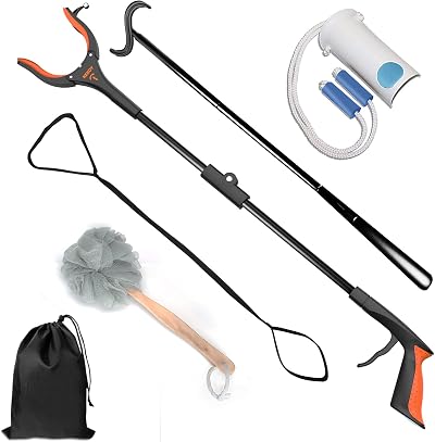 Kekoy 7 in 1 Hip Replacement Recovery Kit with Grabber & Sock Aid