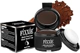 FIXXIE Hairline Powder Root Touch Up Dark Brown with Mirror Puff