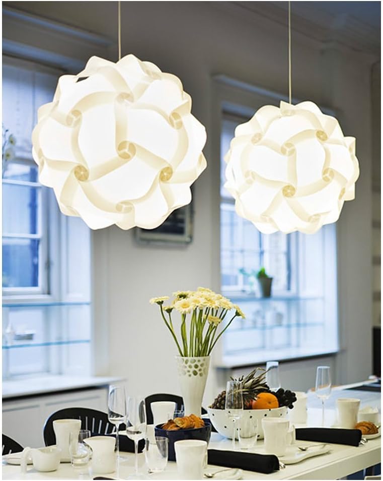 bright white lamp shade