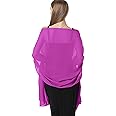 Chiffon Shawls and Wraps for Evening Dresses Women Elegant Soft Scarf Bridal Scarve Wedding Stole