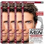 Just For Men AutoStop Men's Hair Color (4, Medium Brown)