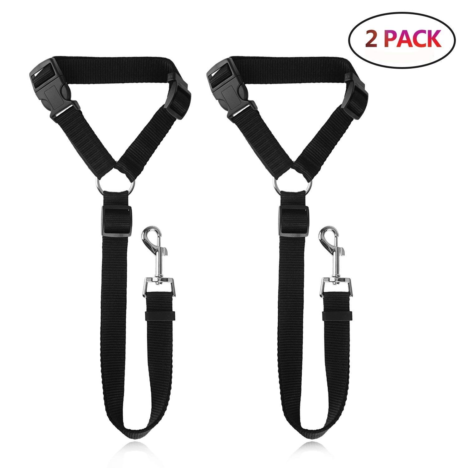 YAMI Dog Safety Seat Belt Strap Adjustable Car Seat Belt Harness for