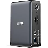 Anker 575 USB-C Docking Station (13-in-1), 85W Charging for Laptop, 18W Charging for Phone, Triple Display, 4K HDMI, 10 Gbps 