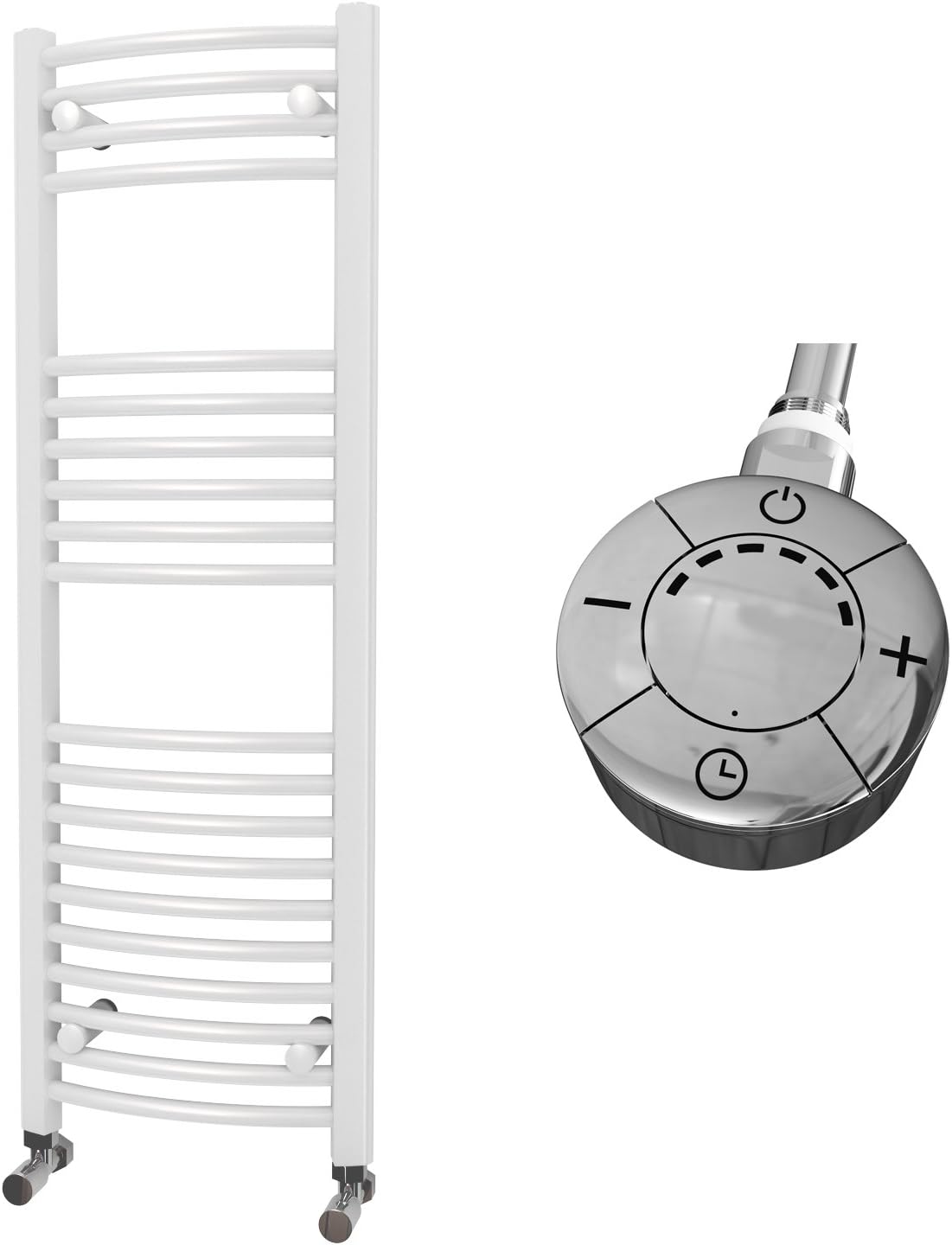 HB Essentials Zeno - Toallero con escalera curvada (térmico ...