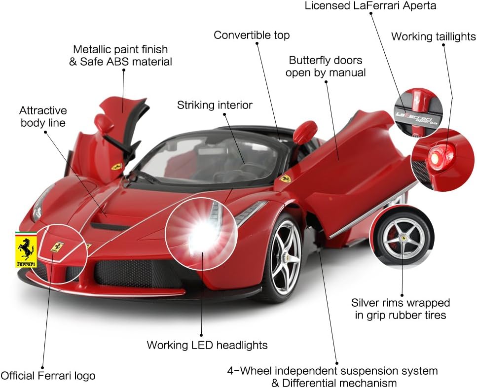 rastar ferrari manual