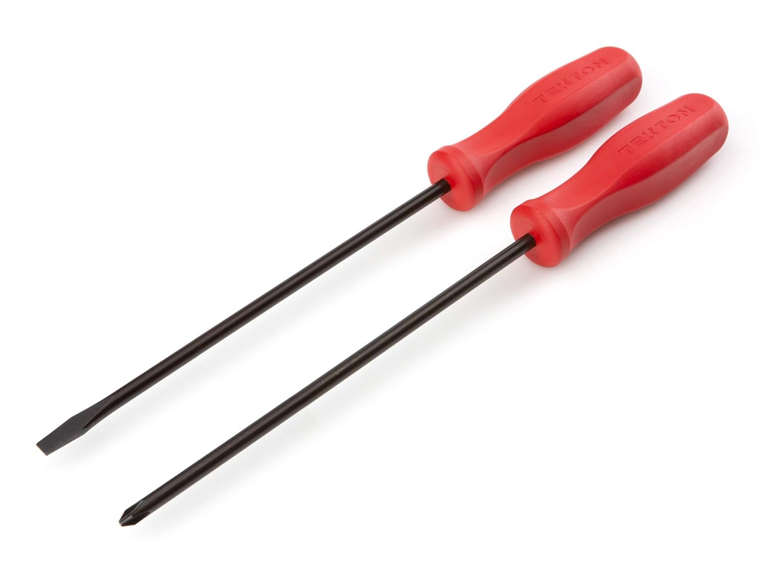 TEKTON Long HardHandle Black Oxide Blade Screwdriver Set, 2Piece (2